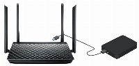 Безжичен рутер ASUS AC1300 Dual Band Gigabit WiFi Router