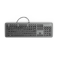 Клавиатура безшумна HAMA KC-700 USB, кирилизирана, Черен/Сив