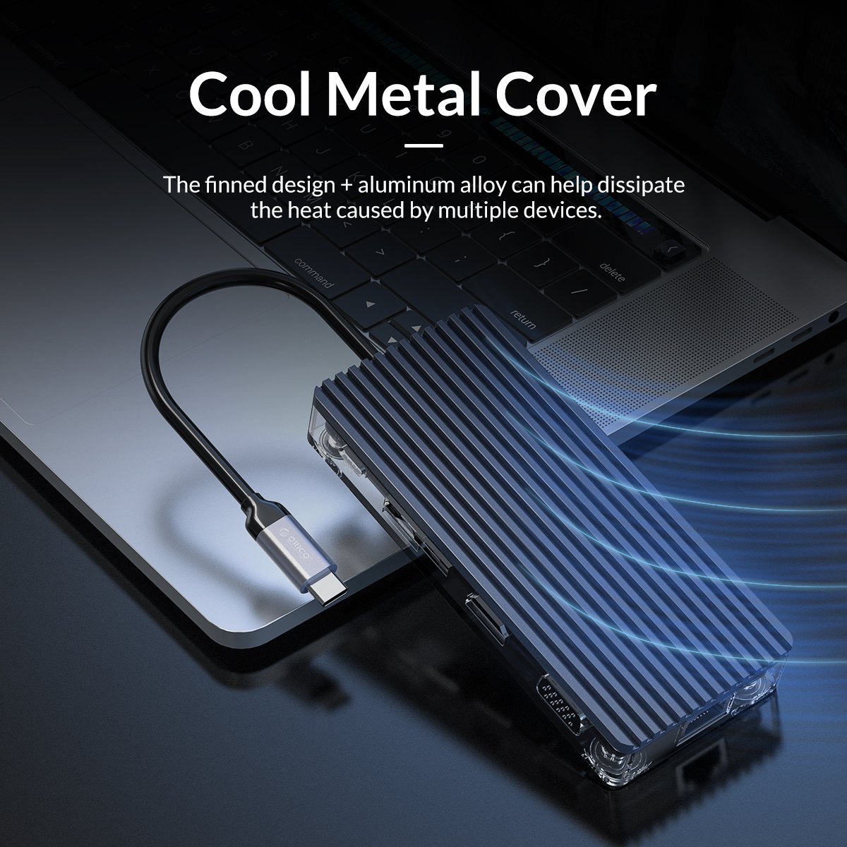 Докинг станция Orico Type-C Power Distribution 3.0 100W