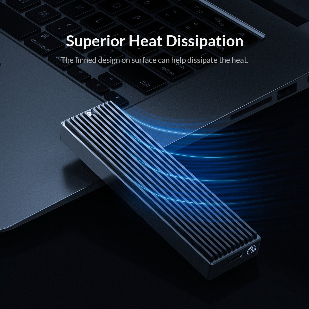 Външна кутия за диск Orico M.2 NVMe M-key 10 Gbps