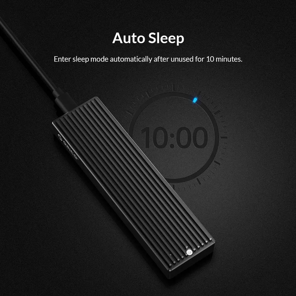 Външна кутия за диск Orico M.2 NVMe M-key 10 Gbps