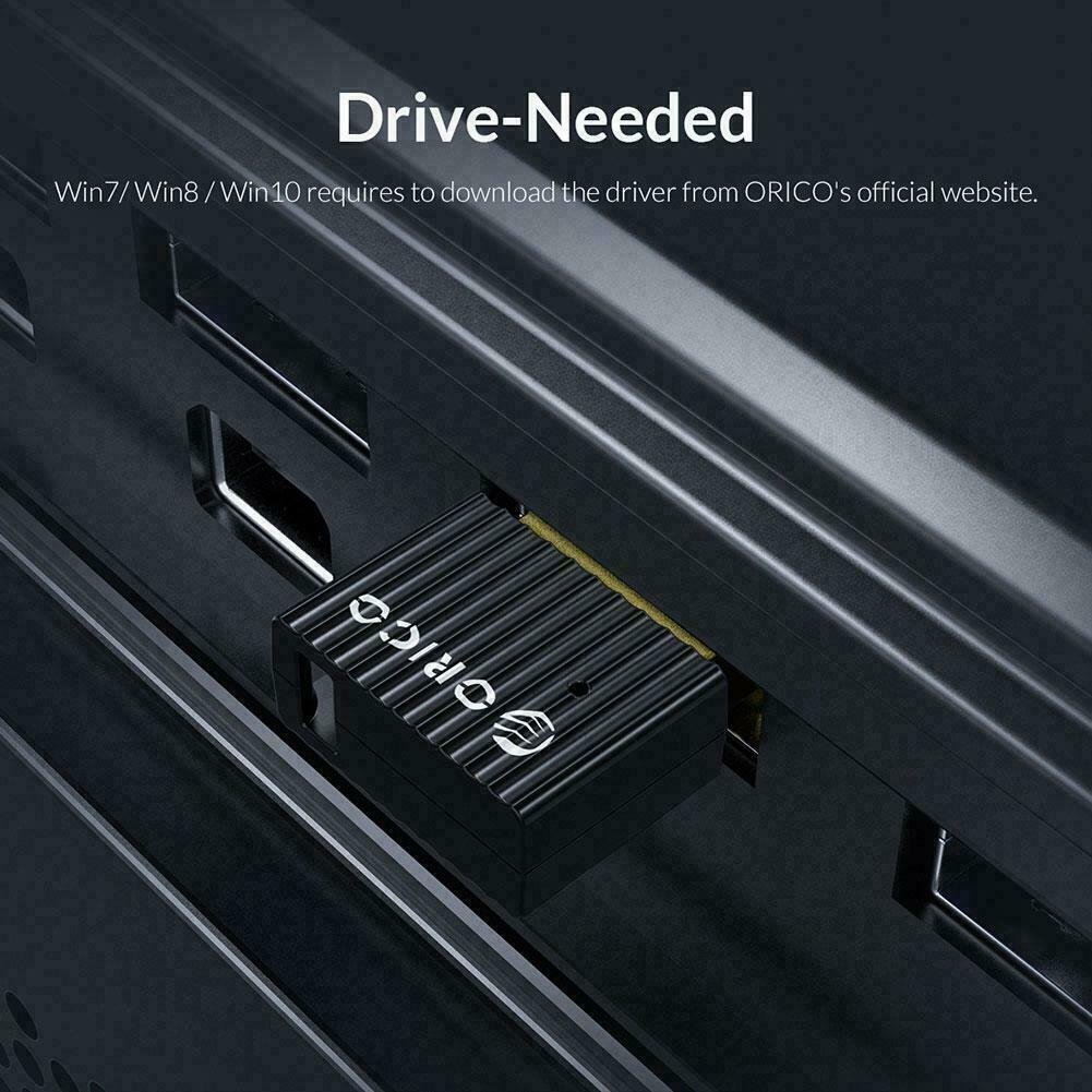 Блутут адаптер Orico BTA-508-BK Bluetooth 5.0 USB adapter Black