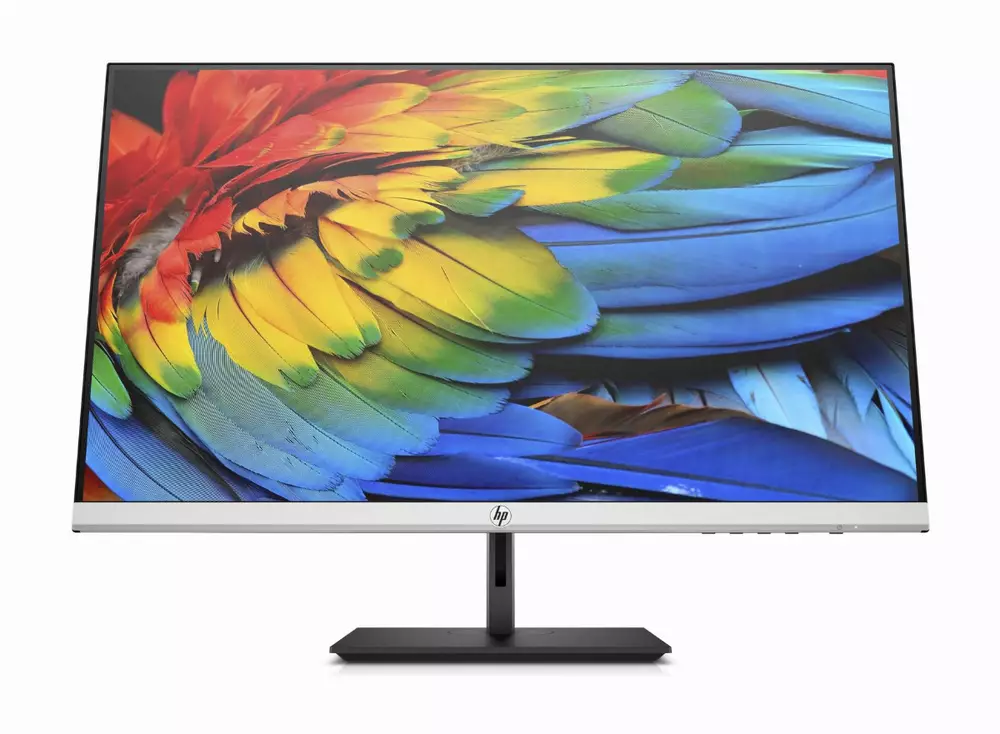Монитор HP 27FH, IPS, 27 inch, Wide, Full HD, D-sub, HDMI, Сребрист/Черен