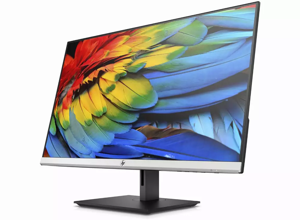 Монитор HP 27FH, IPS, 27 inch, Wide, Full HD, D-sub, HDMI, Сребрист/Черен