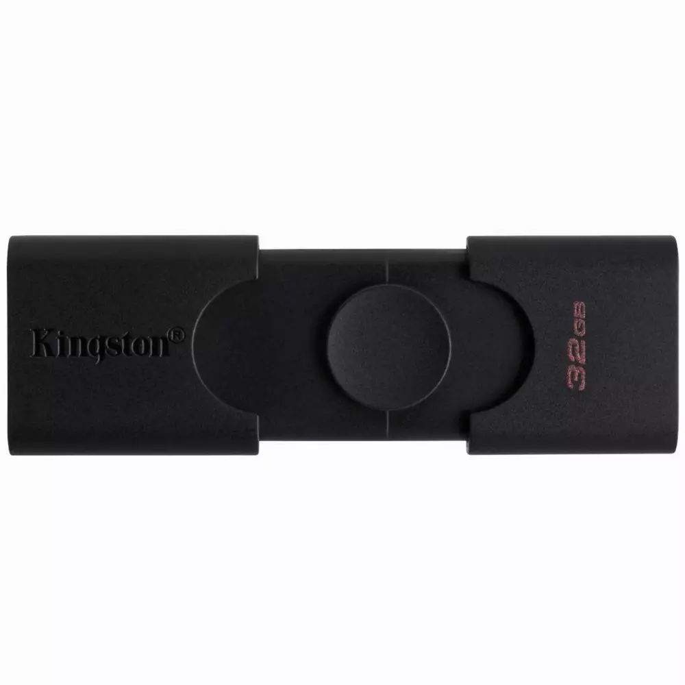 USB памет KINGSTON DataTraveler Duo 32GB, USB 3.2 Gen 1 USB-A + USB-C, Черен