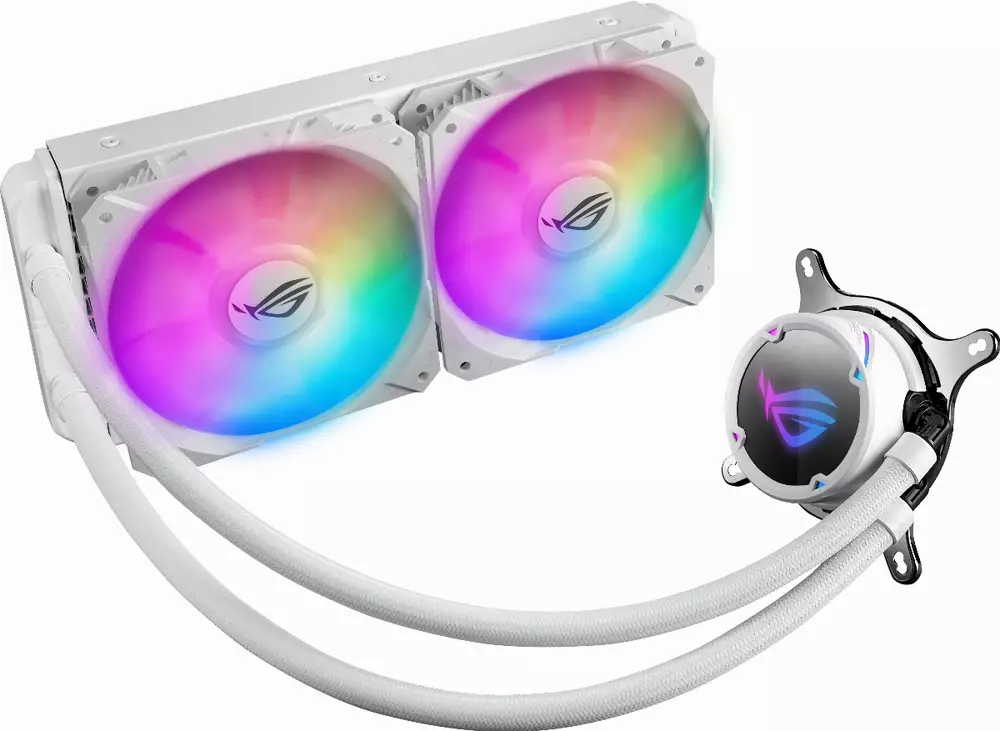 Охладител за процесор Asus ROG STRIX LC 240 RGB White Edition Aura Sync