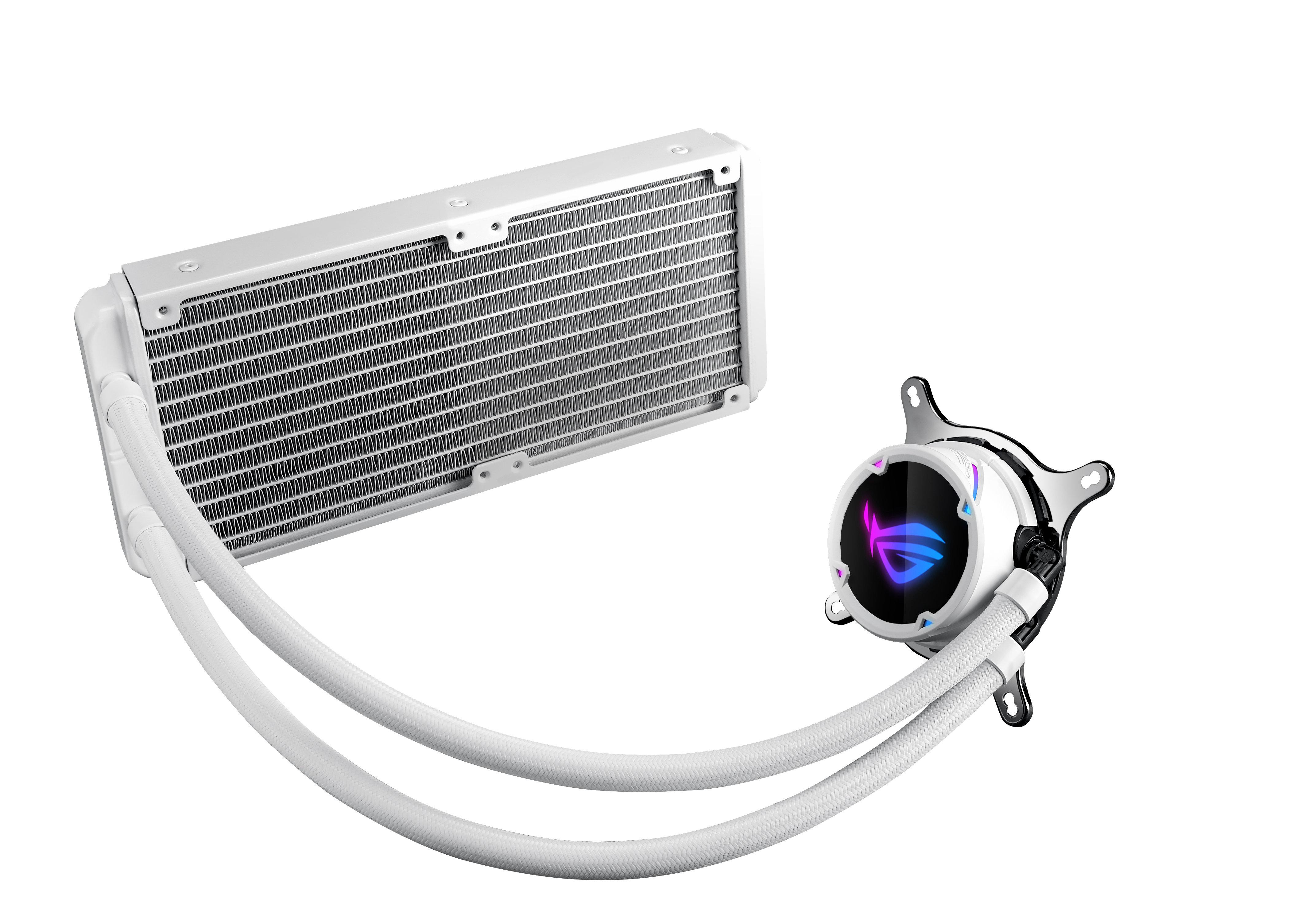 Охладител за процесор Asus ROG STRIX LC 240 RGB White Edition Aura Sync