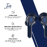 Блутут слушалки Skullcandy Indy True Wireless, Син