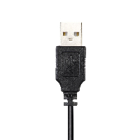 Слушалки с микрофон HAMA HS-USB300, стерео, USB, Черен