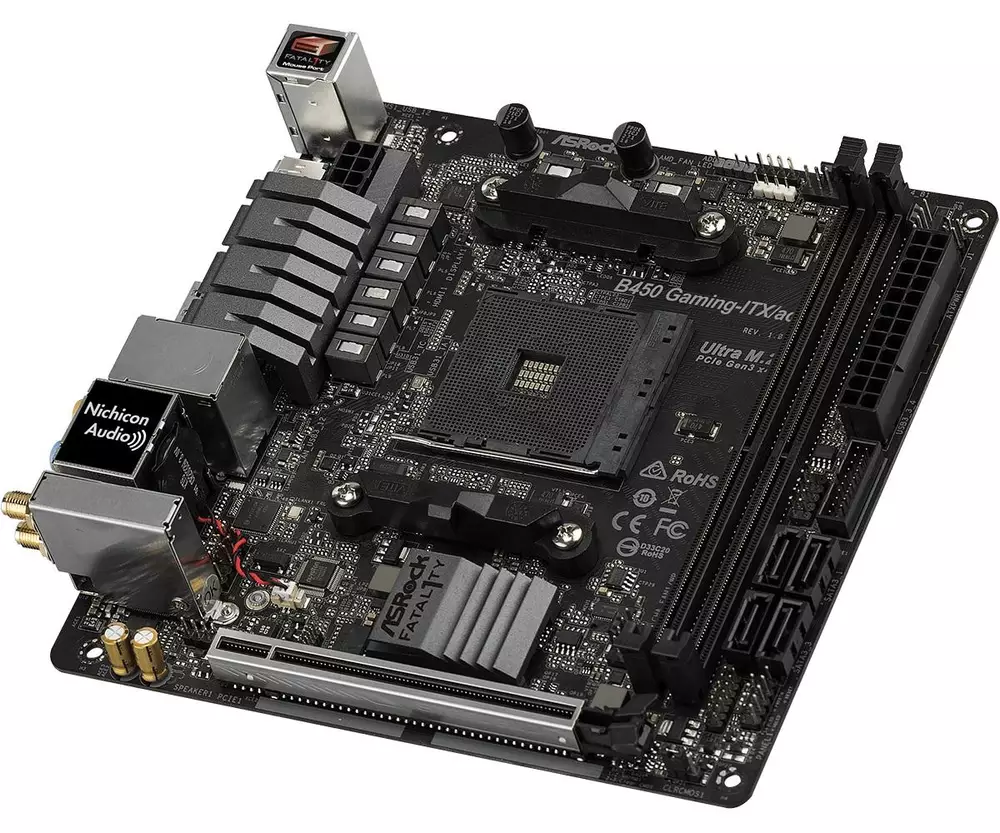Дънна платка ASRock Fatal1ty B450 Gaming-ITX/ac