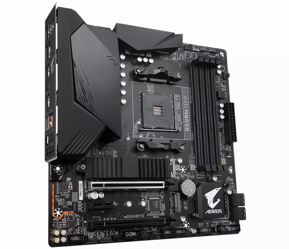 Дънна платка GIGABYTE B550M AORUS PRO-P RGB Fusion 2.0