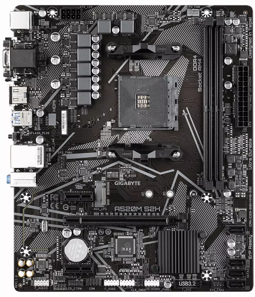 Материнська плата GIGABYTE A520M S2H