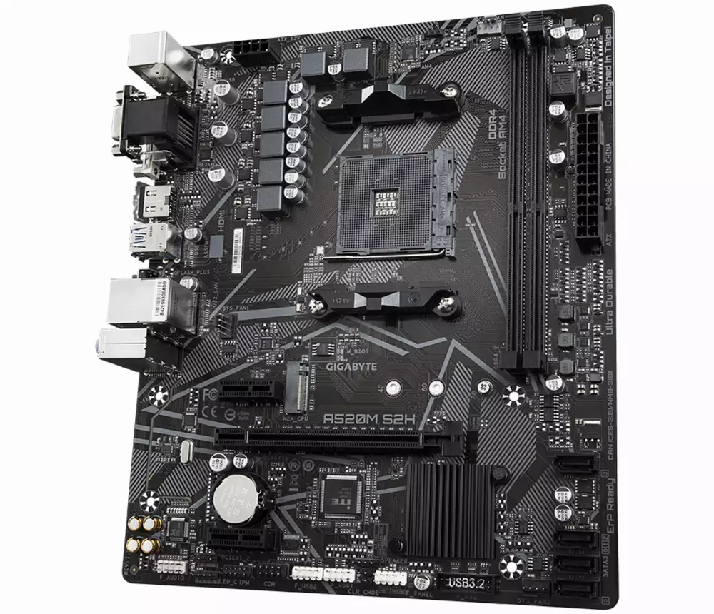 Материнська плата GIGABYTE A520M S2H