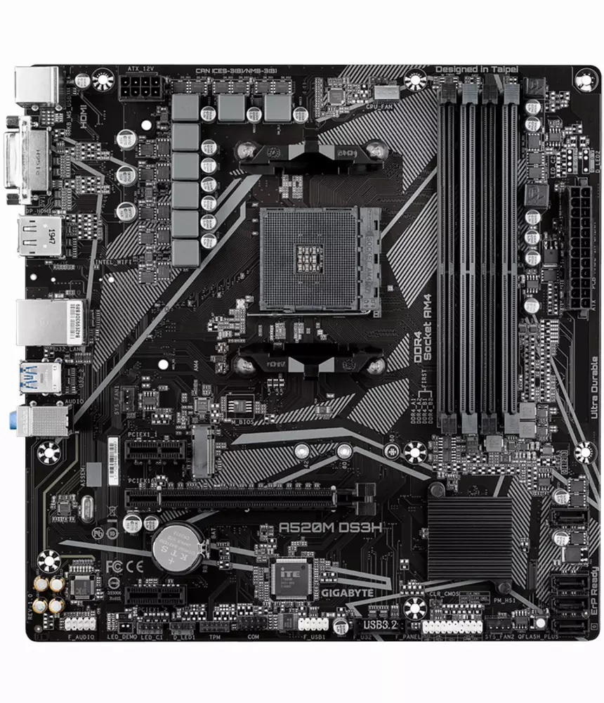 Дънна платка GIGABYTE A520M DS3H