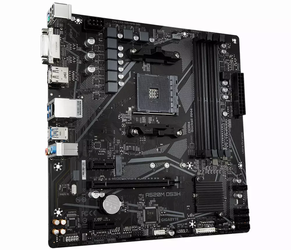 Дънна платка GIGABYTE A520M DS3H
