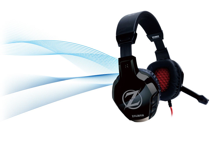 Геймърски слушалки Zalman с микрофон ZM-HPS300
