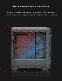 Кутия Zalman N5 TF 4 x 120mm RGB