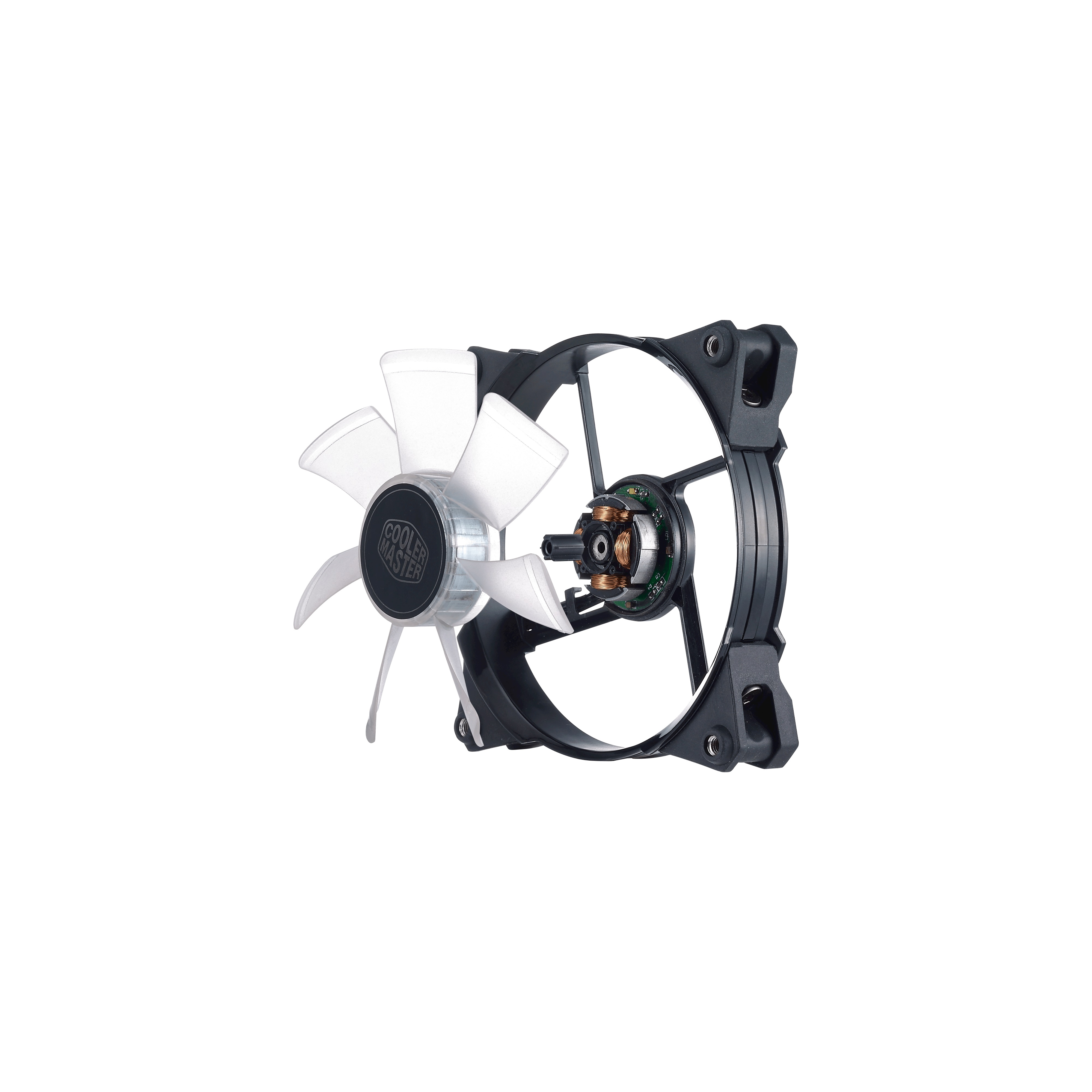 Вентилатор CoolerMaster JetFlo 120mm PWM White