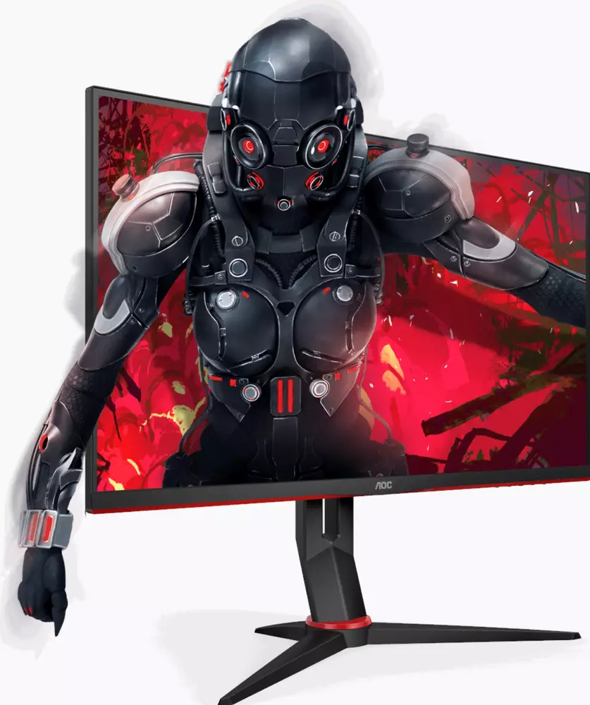 Монитор AOC 23.8" 24G2U5,Full HD (1920x1080), IPS, 1ms, 75Hz, AMD FreeSync 
