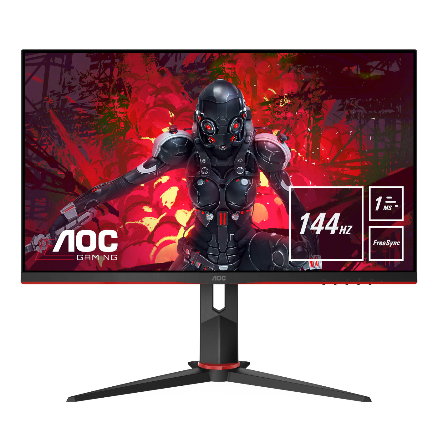 Монитор AOC 27" 27G2U/BK, FHD 1920x1080, IPS, 144Hz, 1ms, AMD FreeSync