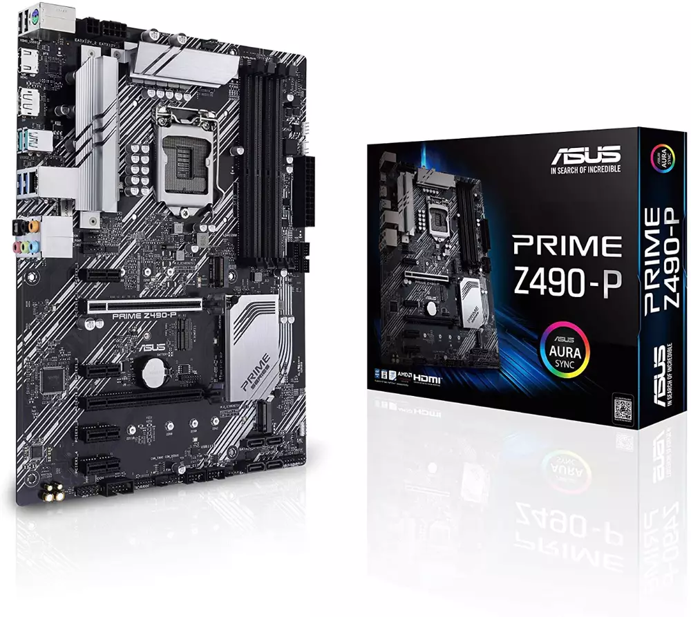 Дънна платка ASUS PRIME Z490-V Aura Sync