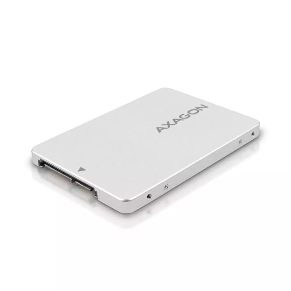 Конвертор Estillo Axagon RSS-M2SD, SATA 6G към M.2 SATA, Алуминий, Сребрист