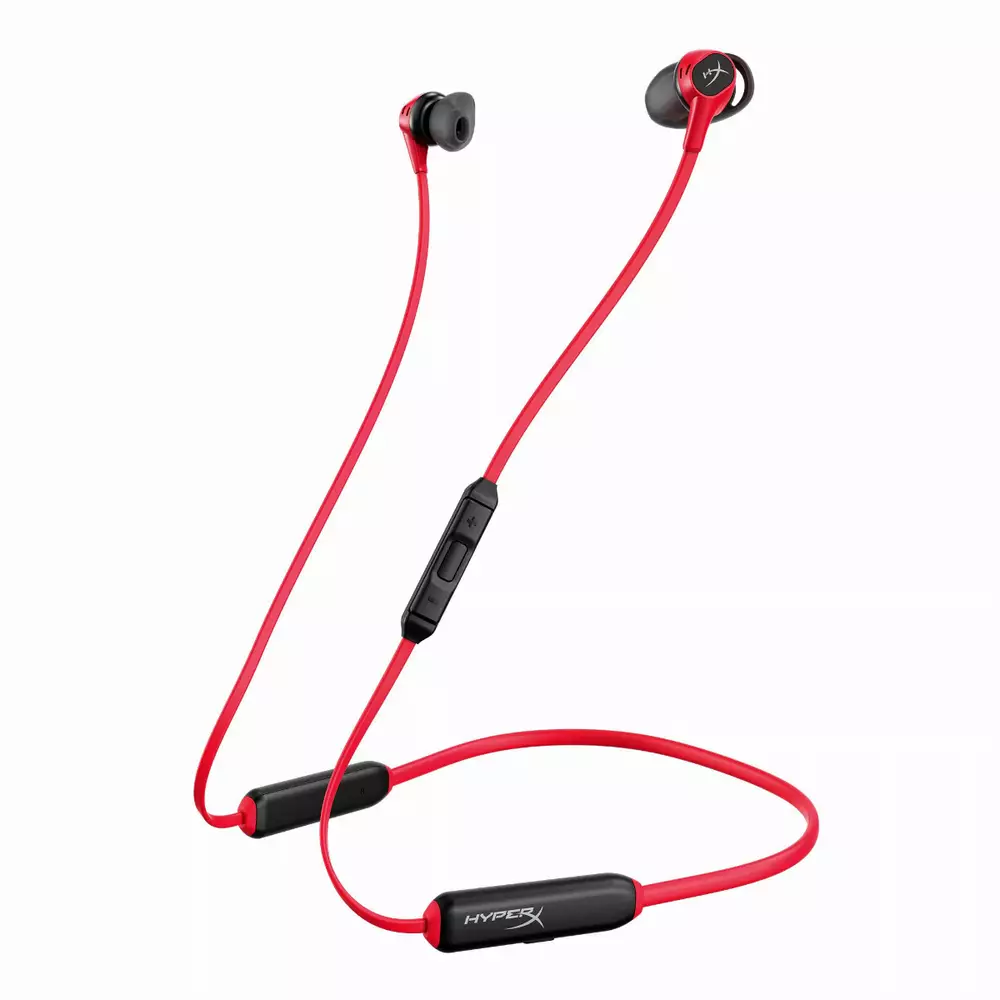 Безжични геймърски слушалки тапи с микрофон HyperX Cloud Buds Wireless, Червен