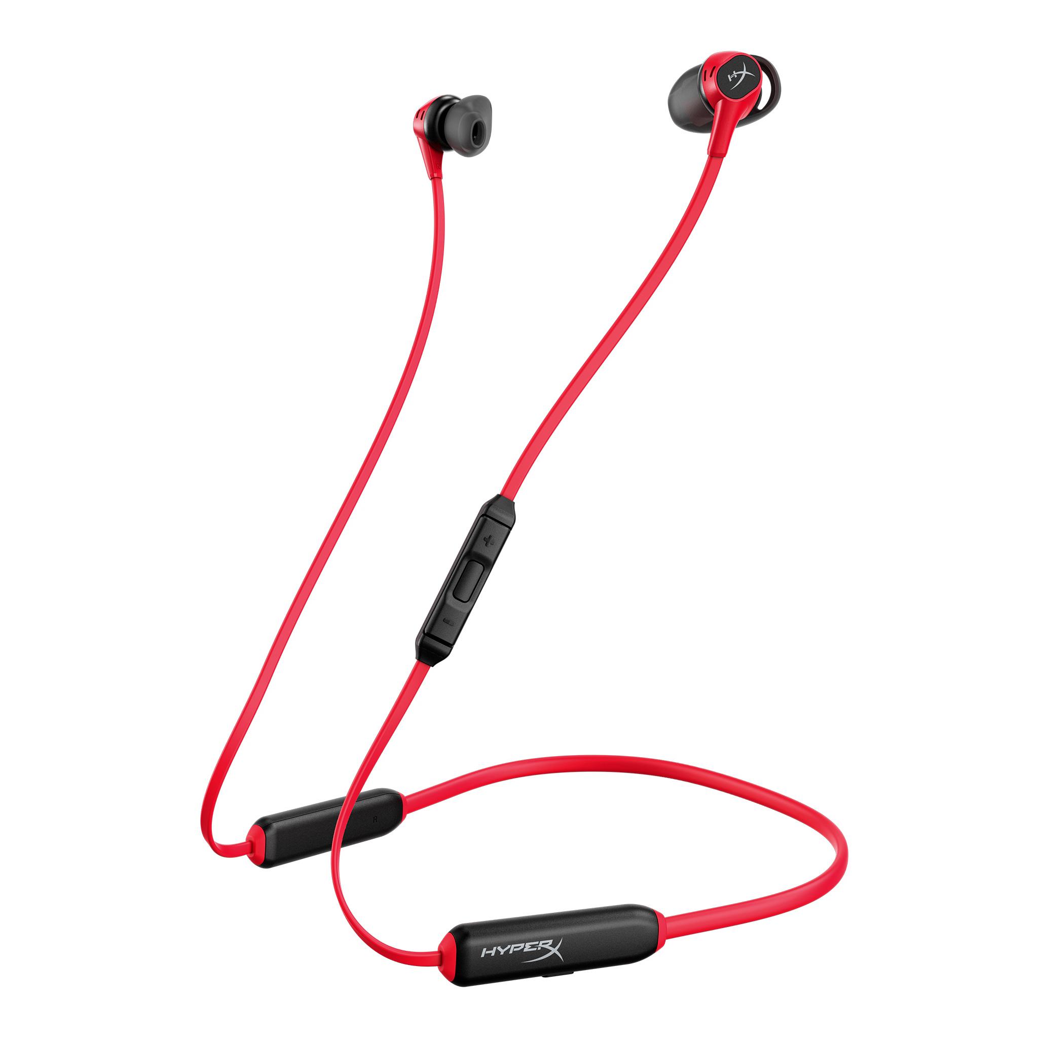 Безжични геймърски слушалки тапи с микрофон HyperX Cloud Buds Wireless, Червен