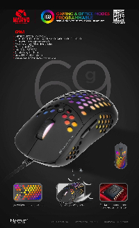 Геймърска мишка Marvo PRO G961 RGB - MARVO-PRO-G961