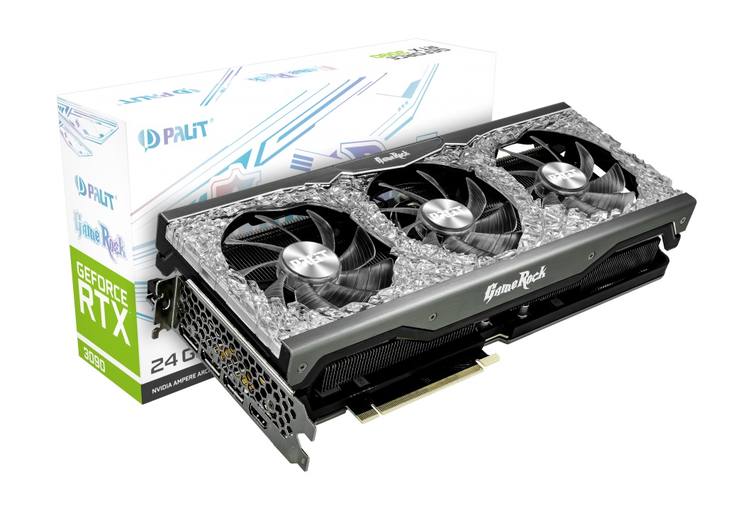 Видео карта PALIT GeForce RTX 3090 GameRock 24GB