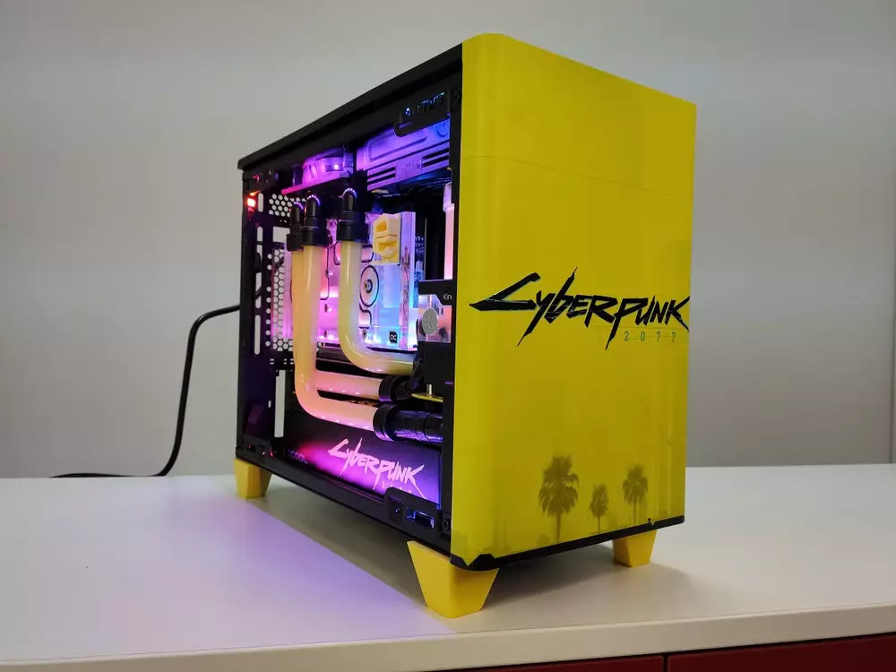 Геймърски компютър CyberPunk 2077 Limited Edition (Intel i9-10850K, 32GB DDR4, RTX 3080)