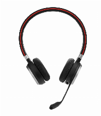 Слушалки Jabra Evolve 65 UC Stereo, Микрофон, Черни 