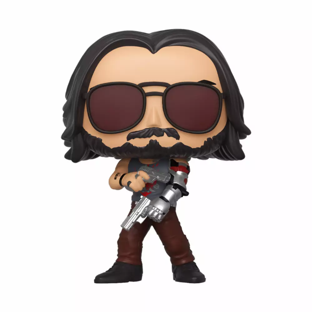 Фигурка Funko POP! Games: Cyberpunk 2077 - Johnny Silverhand with Guns #592