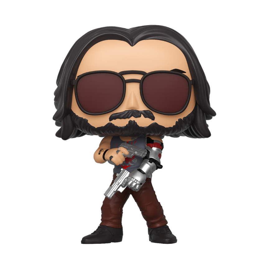 Фигурка Funko POP! Games: Cyberpunk 2077 - Johnny Silverhand with Guns #592