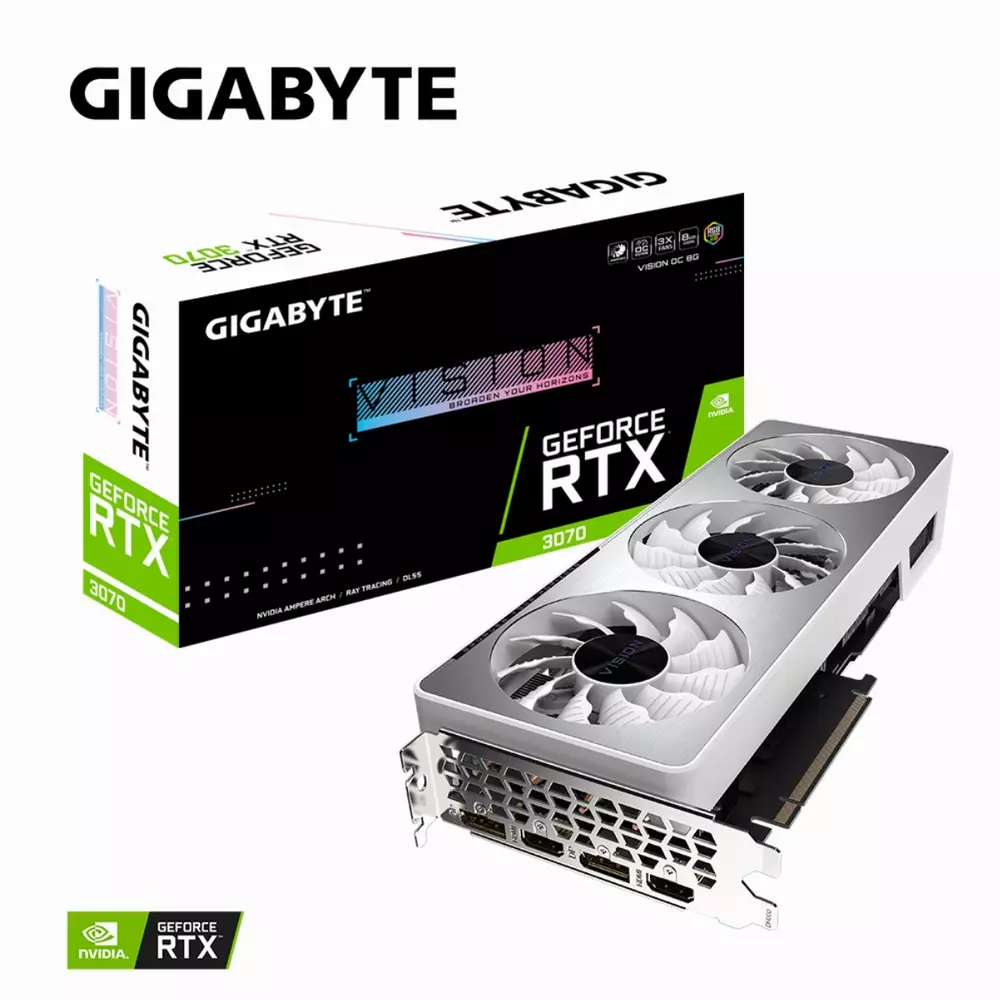 Видео карта GIGABYTE GeForce RTX 3070 VISION OC 8G