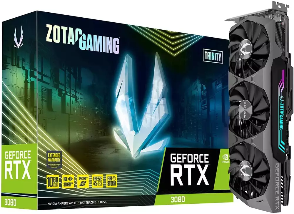 Видео карта ZOTAC GAMING GeForce RTX 3080 Trinity