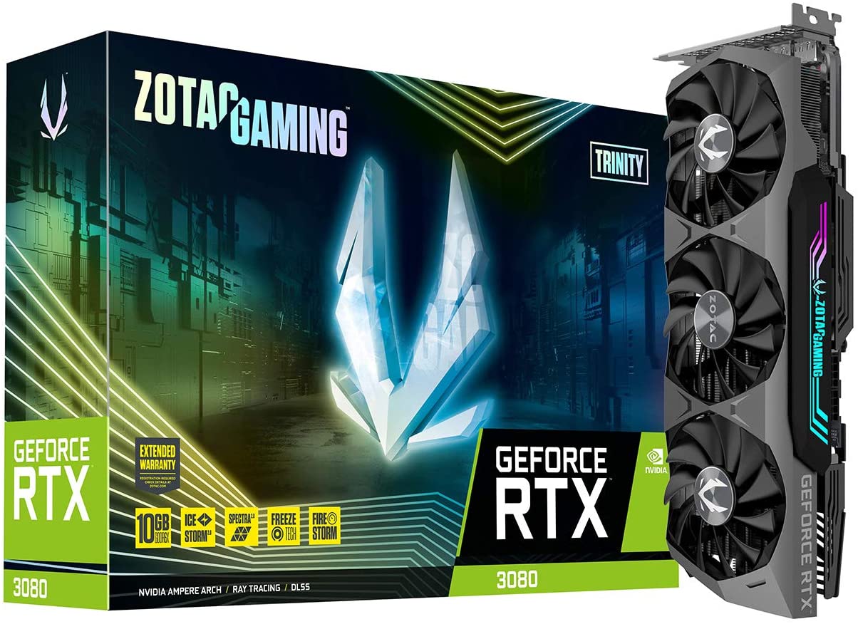 Видео карта ZOTAC GAMING GeForce RTX 3080 Trinity