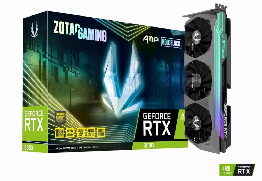 Видео карта ZOTAC GAMING GeForce RTX 3080 AMP Holo