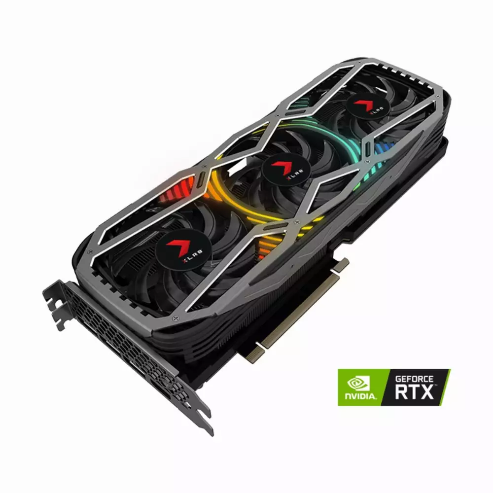 Видео карта PNY GeForce RTX 3080 10GB XLR8 Gaming REVEL EPIC-X RGB Triple Fan Edition