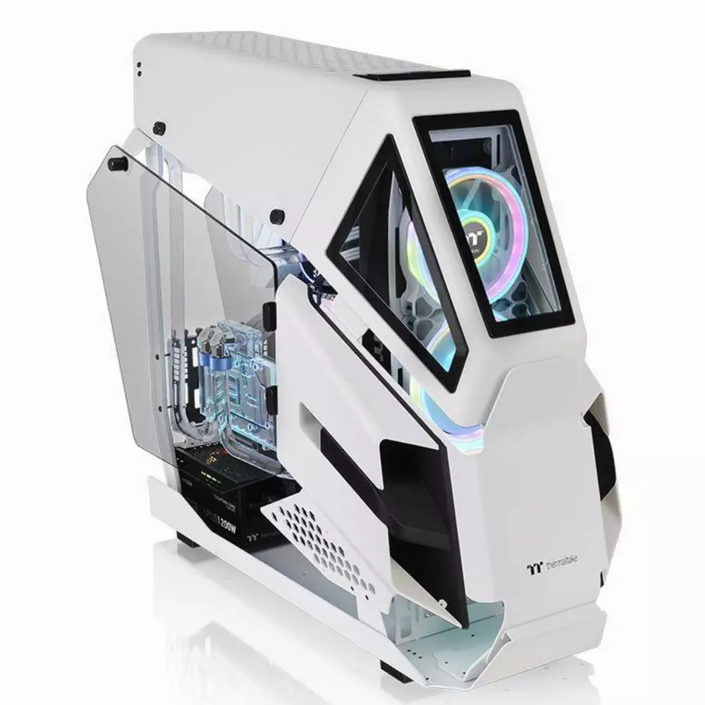 Кутия Thermaltake AH T600 TG, Tempered Glass, Full Tower, Snow White