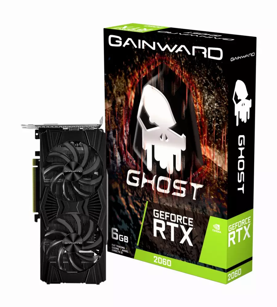 Видео карта GAINWARD GeForce RTX 2060 GHOST 6GB D6