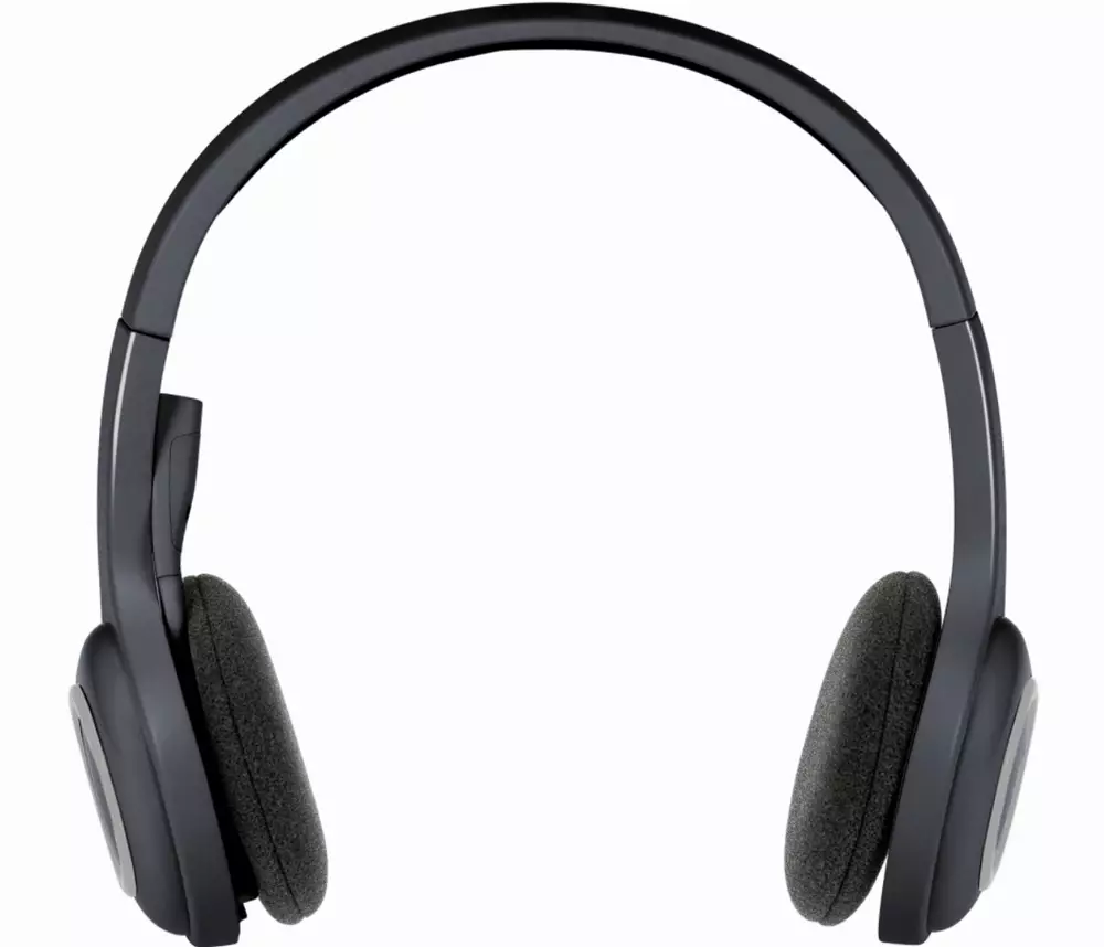 Безжични слушалки Logitech H600, Микрофон, USB, Черни 