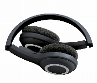 Безжични слушалки Logitech H600, Микрофон, USB, Черни 