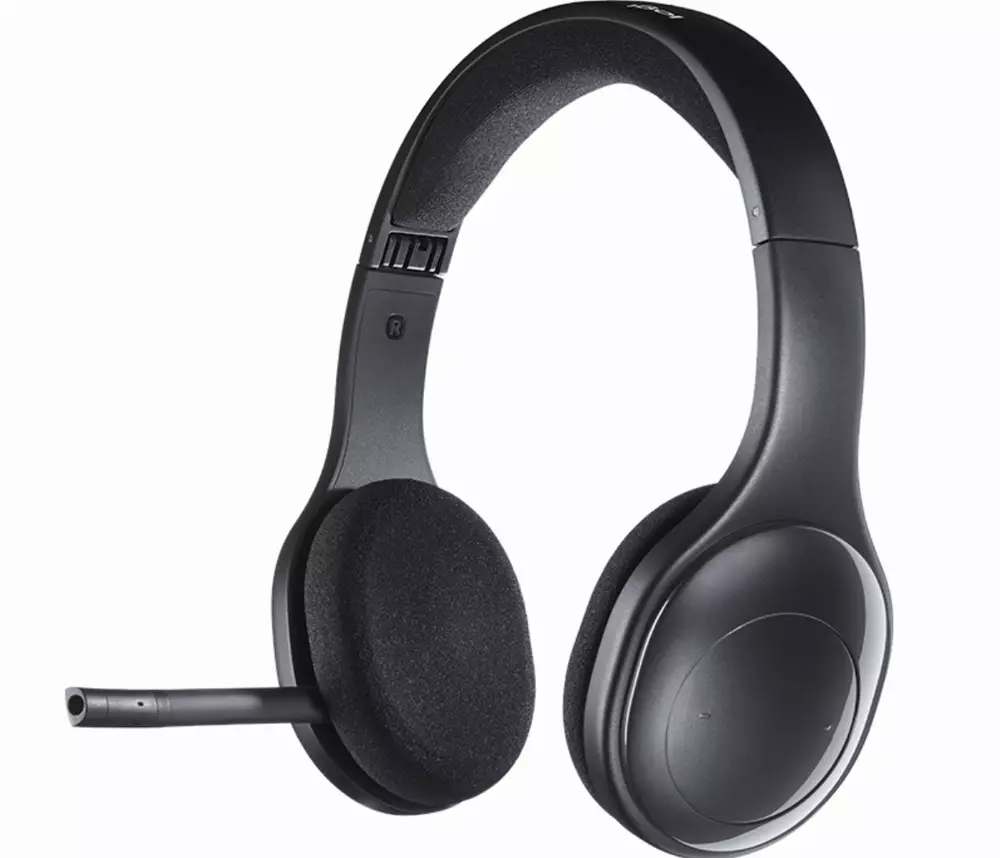 Безжични слушалки Logitech H800, Микрофон, USB, Bluetooth, Черни