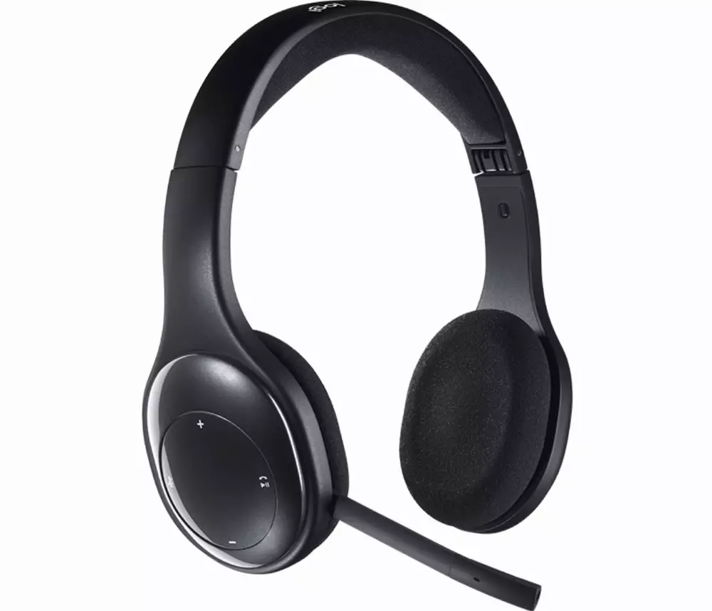 Безжични слушалки Logitech H800, Микрофон, USB, Bluetooth, Черни