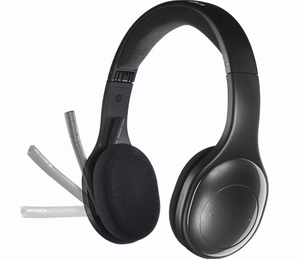 Безжични слушалки Logitech H800, Микрофон, USB, Bluetooth, Черни