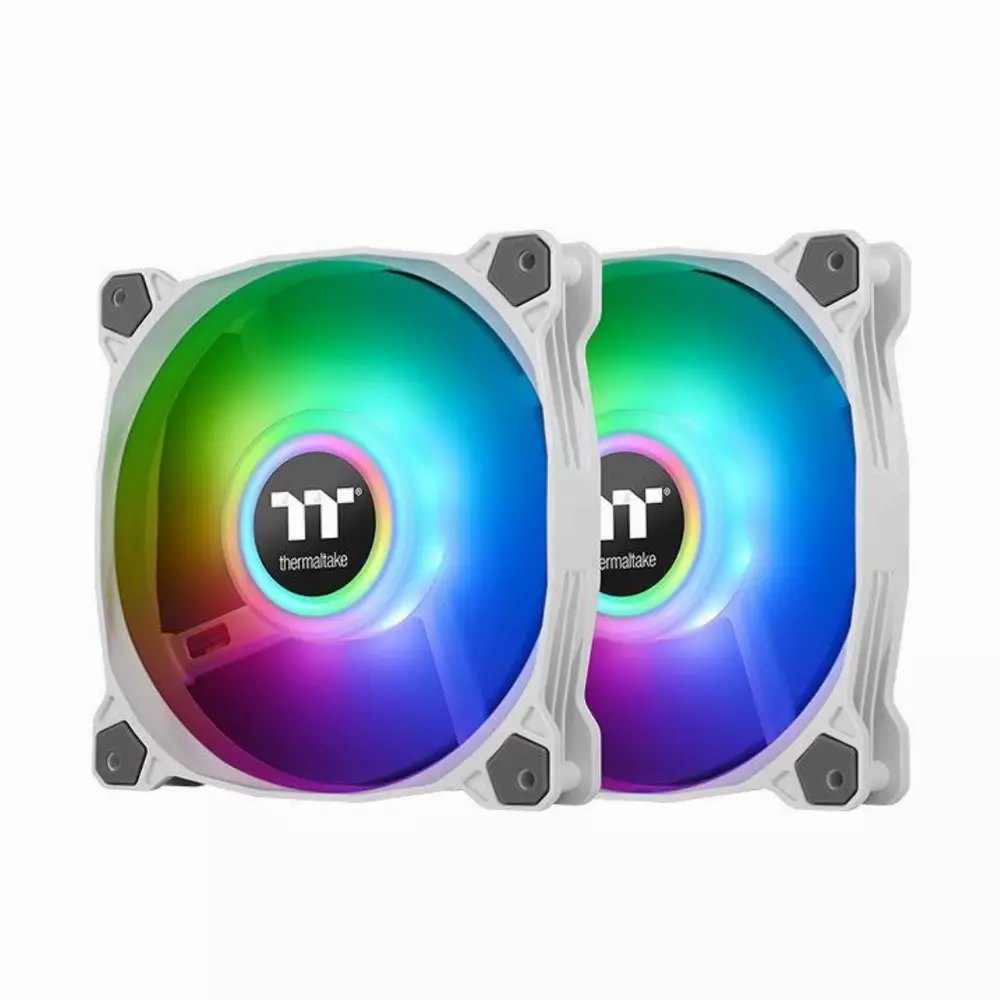 Вентилатор Thermaltake Pure Duo 12 ARGB Sync Radiator 2 pack White