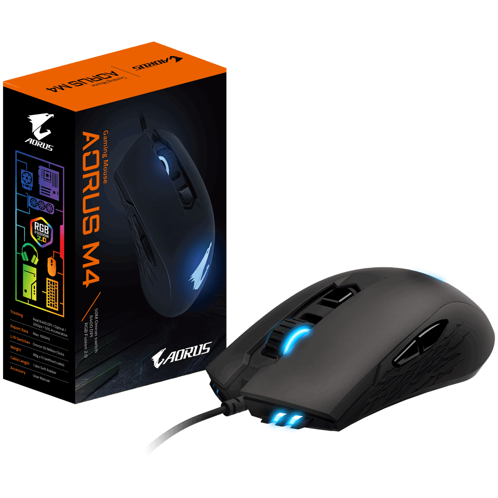 Геймърска мишка Gigabyte Aorus M4 RGB Fusion