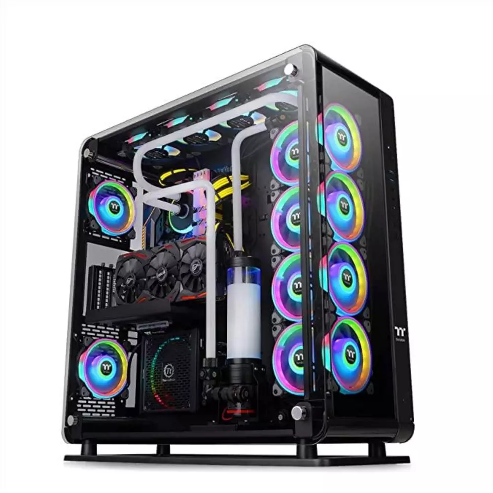 Кутия THERMALTAKE Core P8 TG, Full-Tower, Черен