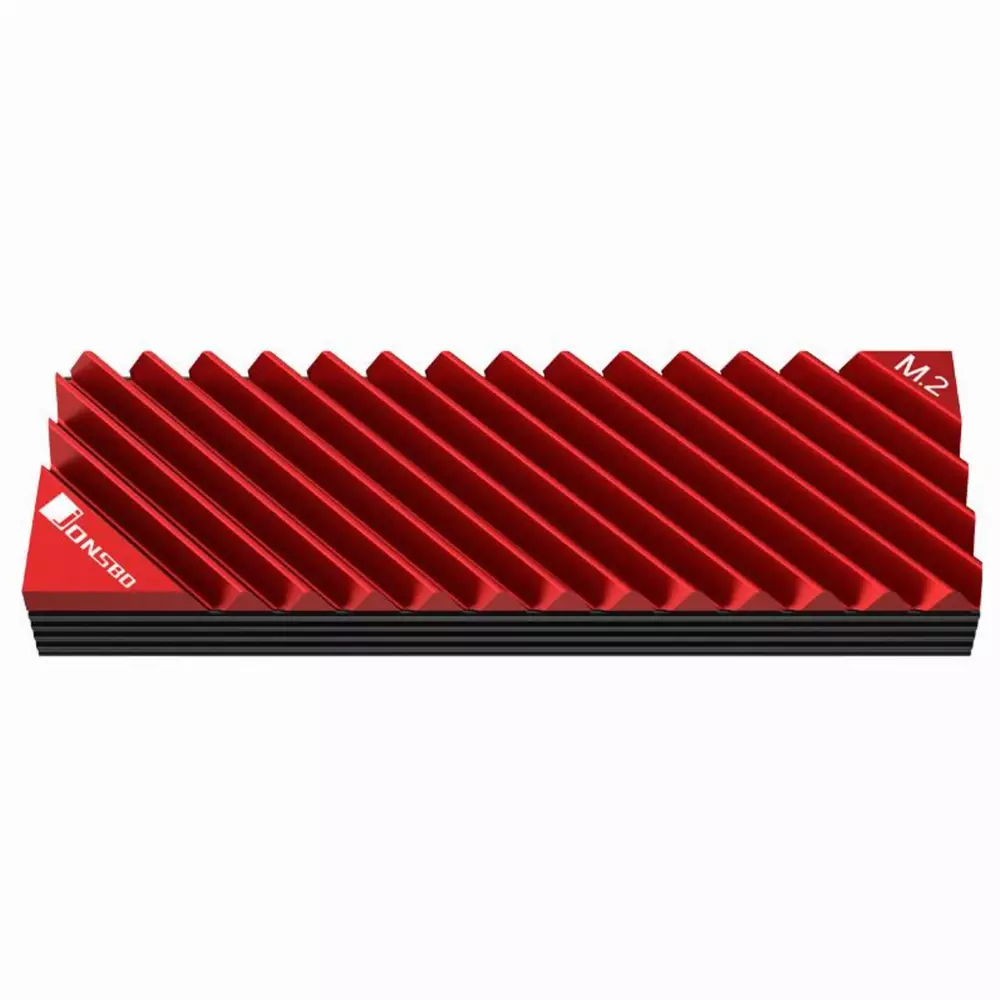 Пасивен охладител Jonsbo M.2 SSD, оребрен